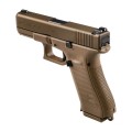 Glock 19X Coyote – widok z lewej strony