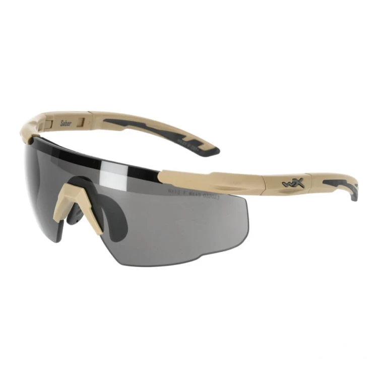 Okulary taktyczne Wiley X Saber Advanced 308T smoke / clear / rust - ZESTAW