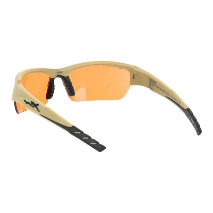 Okulary taktyczne Wiley X Valor 2.5 CHVAL06T grey / clear / light rust - ZESTAW