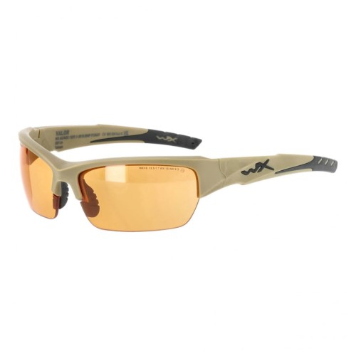 Okulary taktyczne Wiley X Valor 2.5 CHVAL06T grey / clear / light rust - ZESTAW