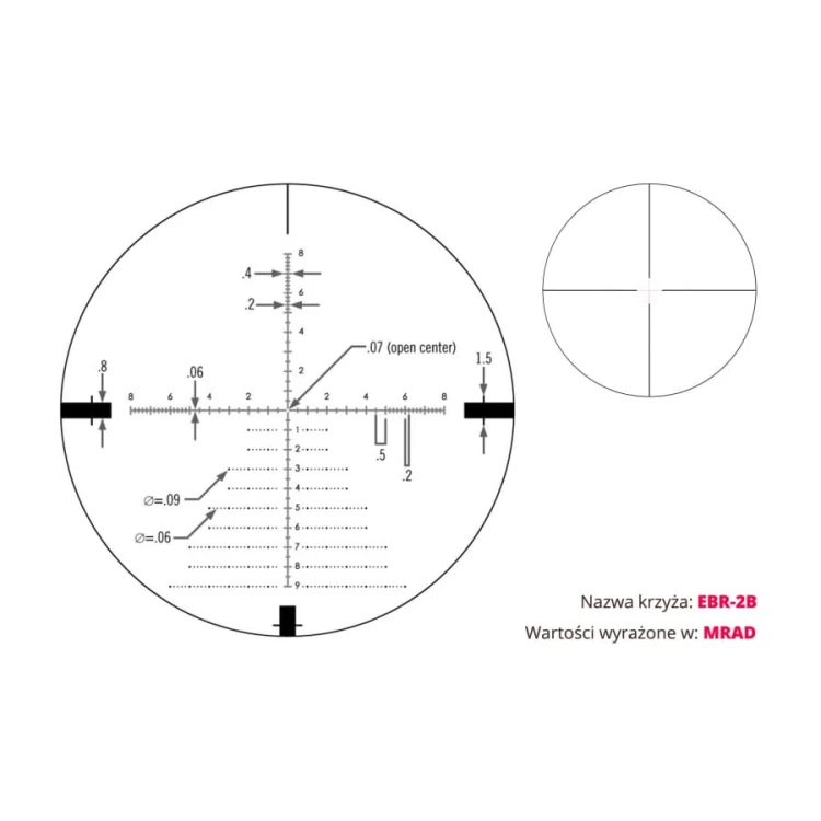 Luneta Celownicza Vortex Diamondback TAC 6-24X50 F MRAD