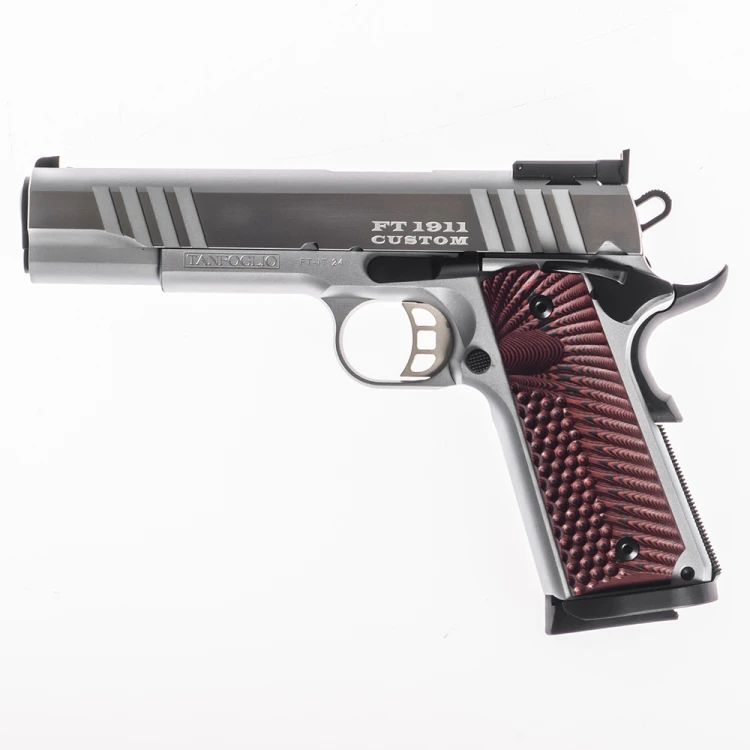 Pistolet Tanfoglio FT1911 CUSTOM Chrome 45ACP