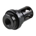 Detail gwintu 1/2x28 UNEF na kompensatorze Gomander