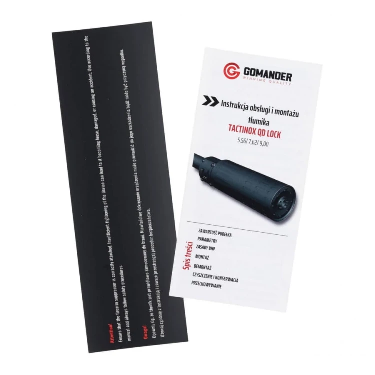 Tłumik do broni Gomander QD 5.56/223 FDE