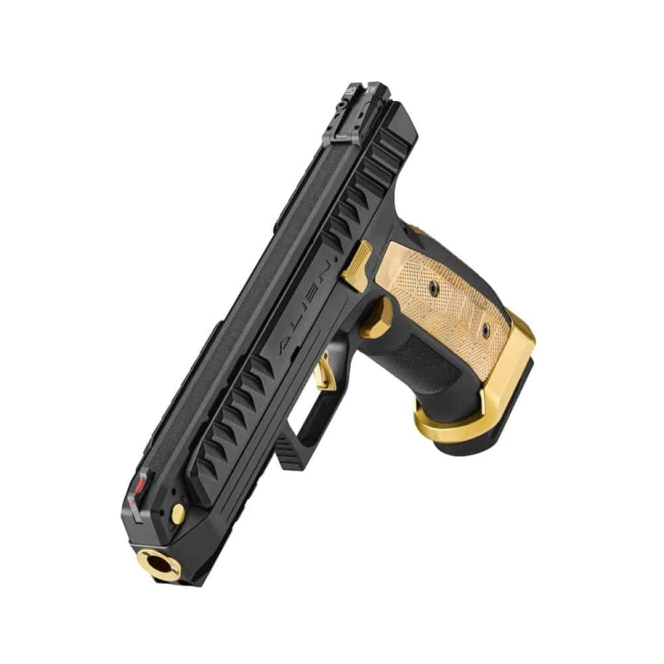 Pistolet Laugo Arms ALIEN Full Kit Gold Limited Edition 500 9mm Luger