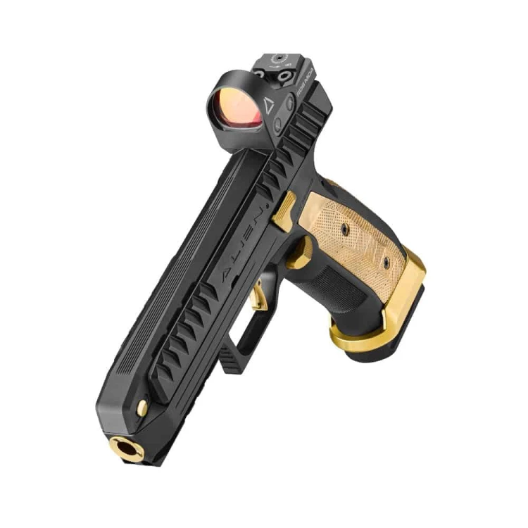 Pistolet Laugo Arms ALIEN Full Kit Gold Limited Edition 500 9mm Luger