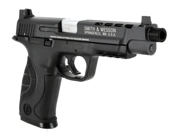 Wiatrówka S&amp;W M&amp;P – celowniki i sylwetka broni