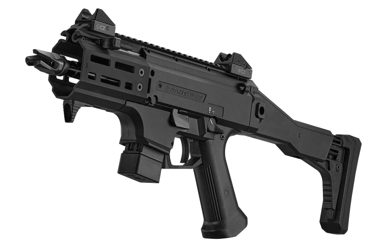 Scorpion EVO3 S2 – zbliżenie na lufę 8" i zakończenie lufy