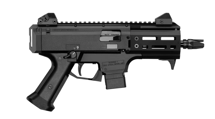 CZ Scorpion EVO3 – zbliżenie na chwyt i ergonomię