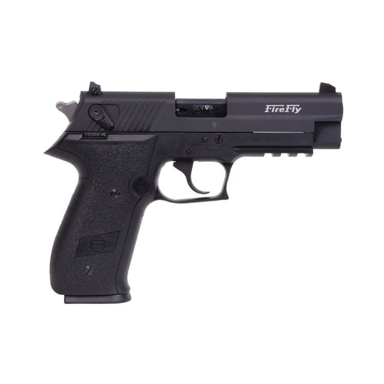 Pistolet GSG FireFly Black .22 LR – widok boczny całego pistoletu
