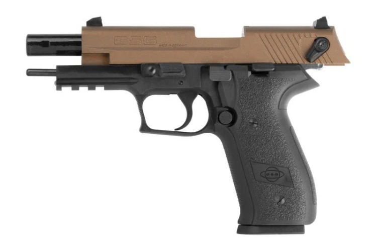 Zamek pistoletu GSG Fire Fly w kolorze Bronze – detal