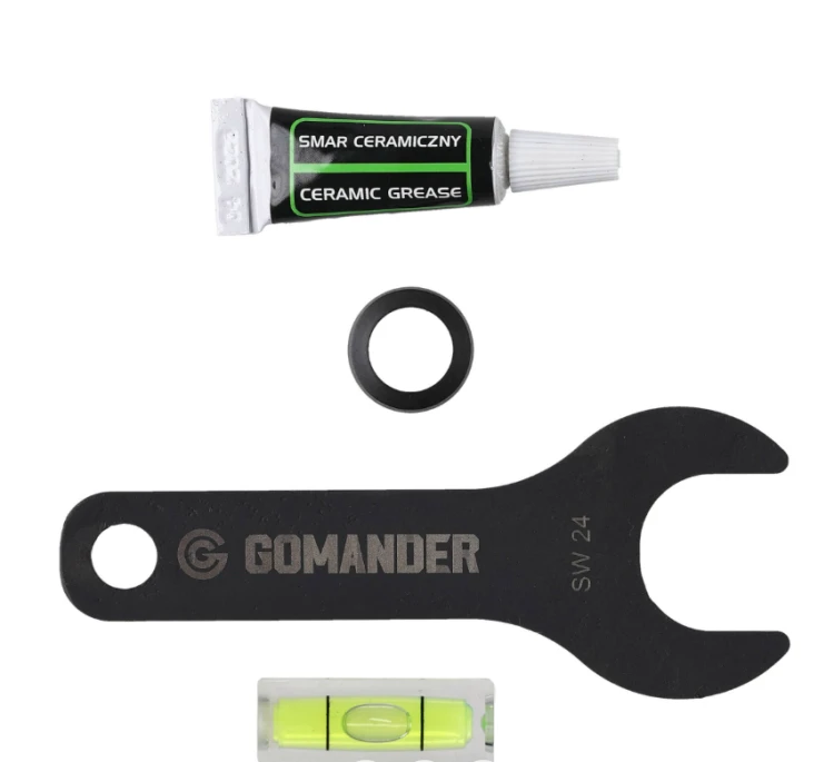 Muzzle brake Gomander – produkt na białym tle