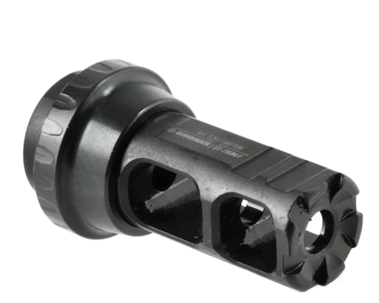 Hamulec wylotowy Gomander Raptor 5,56 – widok z boku