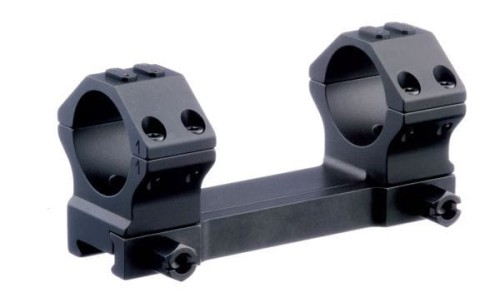 Montaż Recknagel Era-Tac 30mm 20MOA – widok boczny z widocznym skłonem.