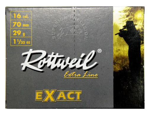 Amunicja 16/70 Rottweil Extract – widok z boku