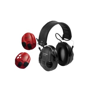 Słuchawki 3M Peltor SportTac czarny/czerwony