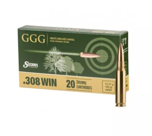 Amunicja 308 WIN GGG 12,31 g HPBT GPx17