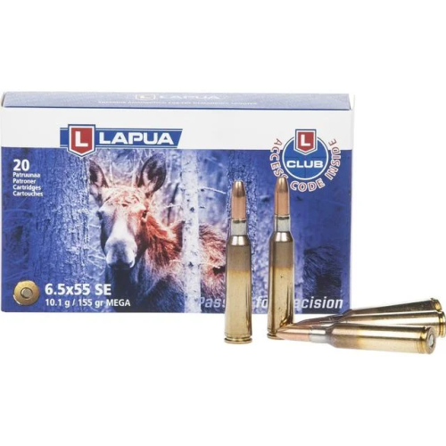 Amunicja 6,5x55 Lapua 10,1 g SE Mega E471