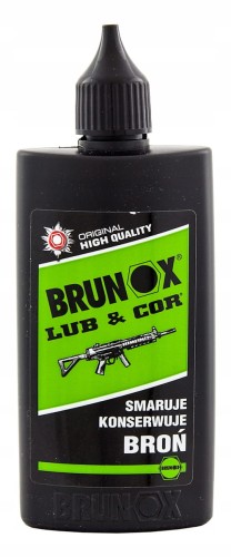 Olej Brunox Lub&amp;Cor – butelka 100 ml w kolorze zielonym