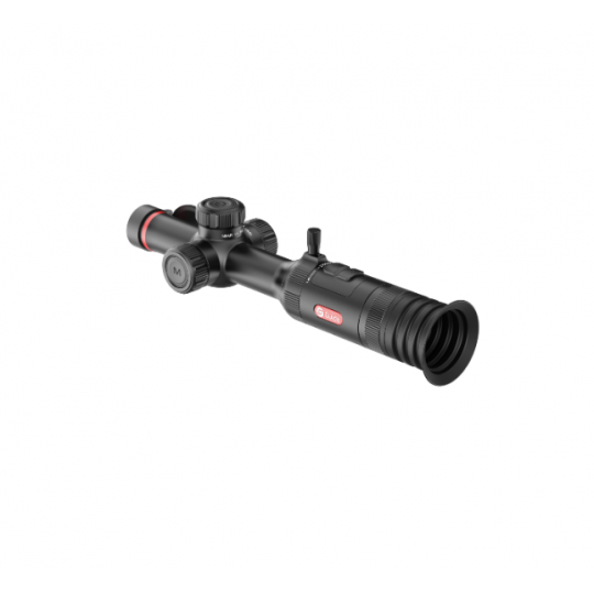 Solidny 30 mm tubus lunety Guide TU425 SE z widoczną wieżą balistyczną.