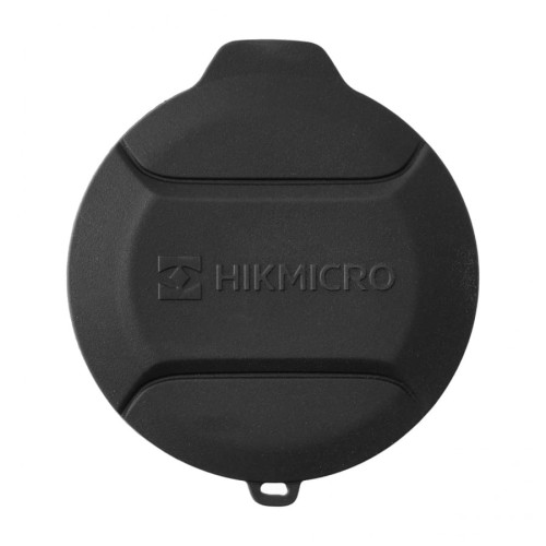 Osłona obiektywu HIKMICRO w pozycji zamkniętej, chroniąca soczewkę 50 mm.