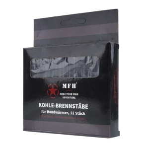 Wkłady węglowe MFH do ogrzewacza 12szt.