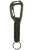 Wytrzymały splot paracord (poliester) breloka Mil-Tec do wykorzystania w sytuacji awaryjnej.