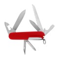 Scyzoryk Victorinox Hiker 1.4613 z czerwonymi okładzinami i wysuniętym ostrzem.