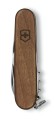 Scyzoryk Victorinox Huntsman Wood  z okładzinami z drewna orzecha włoskiego.