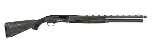 Strzelba Mossberg 940 JM Pro w kamuflażu Black Multicam – widok na całą broń.