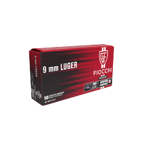 Amunicja Fiocchi Red 7,5G 115GR FMJ 9mm Luger