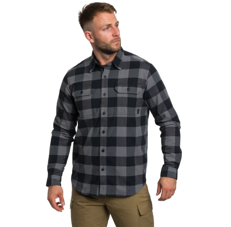 Koszula GreyMan Shirt Szara L - widok z przodu