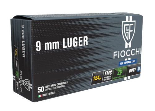 Amunicja Fiocchi ZP FMC 8,0g 124gr 9mm Luger