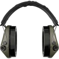 Oliwkowe słuchawki strzeleckie ACE – widok z przodu