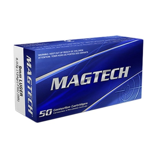 Amunicja Magtech 8,0g 124gr FMJ 9mm Luger