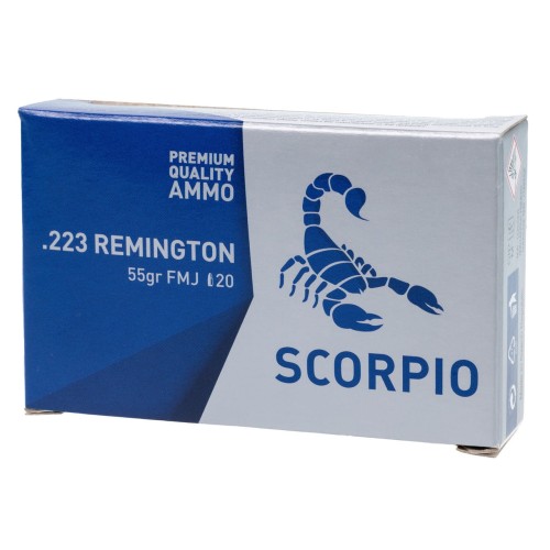 Amunicja STV Scorpio 3,56g 55gr FMJ 223Rem