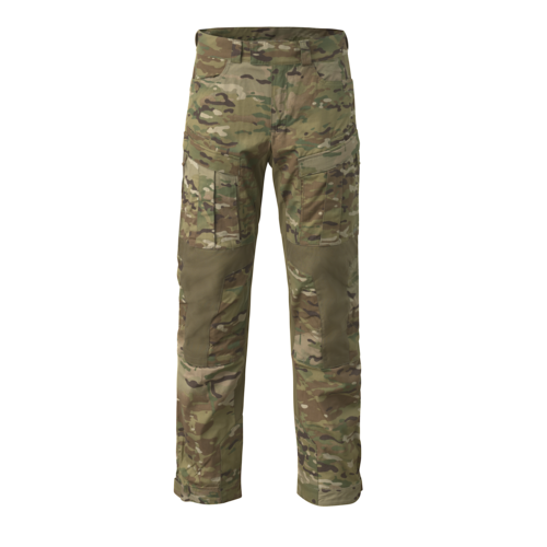 Spodnie Helikon MCDU Multicam – widok z przodu