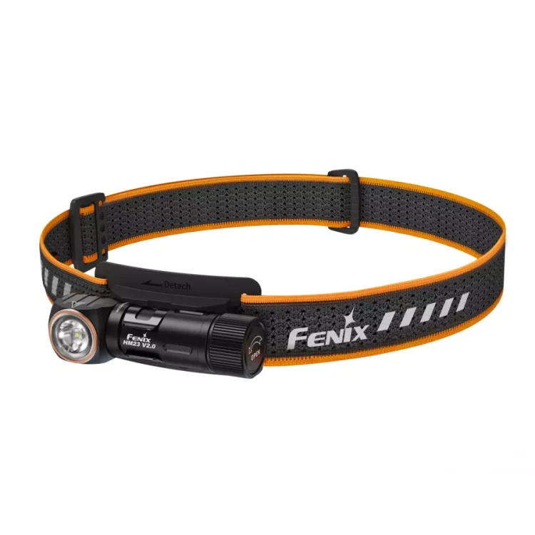 Fenix HM23 – regulowany kąt świecenia latarki czołowej