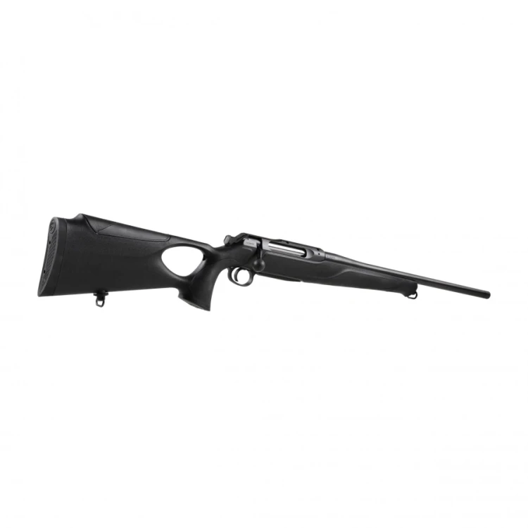 detal komory zamkowej i montażu saddle mount w Sauer 505