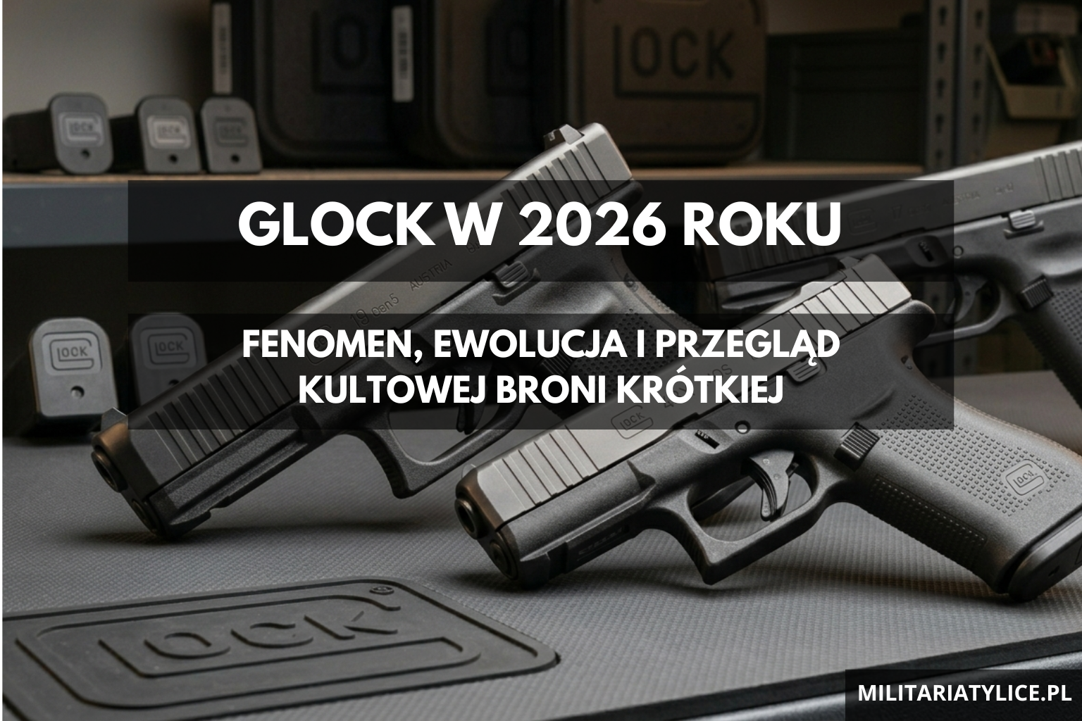 Pistolet Glock w 2026 roku – fenomen, ewolucja i przegląd kultowej broni krótkiej